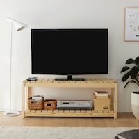 テレビ台としてもお使いいただけます：ナチュラル／幅87cm