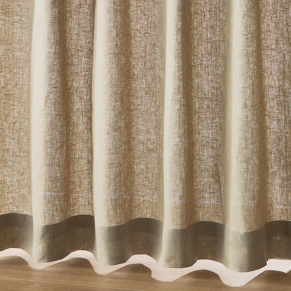 お届けが早め】 フレンチリネンカーテン ＜2枚組／1枚＞(ラブザリネン