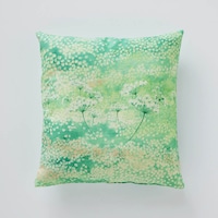 シャクの咲く野原（グリーン系）／座布団カバー