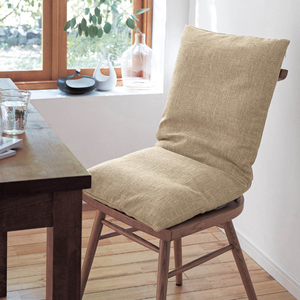 【ベルメゾン】ソファーの座り心地になるボリュームチェアクッション