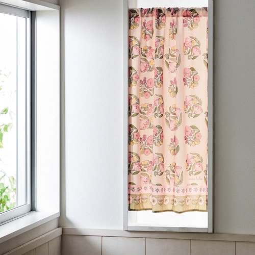 【新柄登場】 目隠しにも使えるカフェカーテン＜1枚＞ 「ミニラボ」