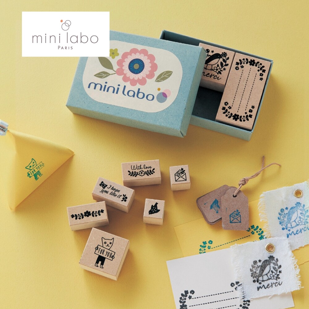 【ミニラボ/mini labo】想いを伝えるスタンプ 「ミニラボ」