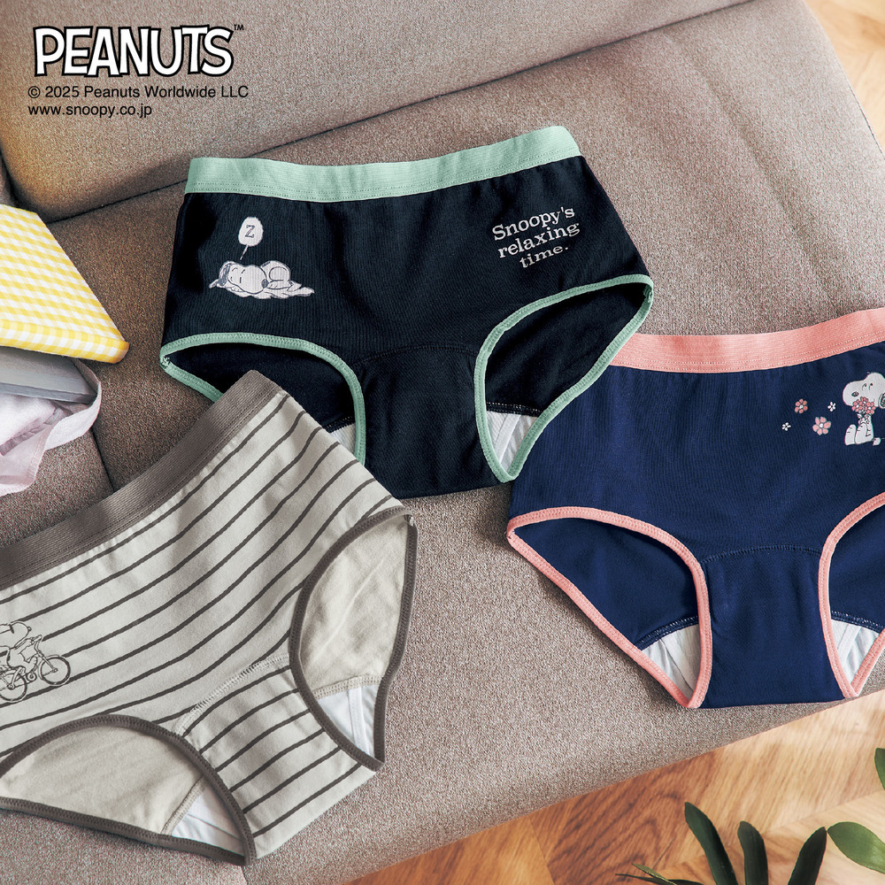 サニタリーショーツ(ウィングタイプ) 「スヌーピー」 サニタリーショーツ(ウィングタイプ) 「スヌーピー」