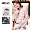 【ムーミン/MOOMIN】ピスネーム付きボーダーTシャツ 「ムーミン」