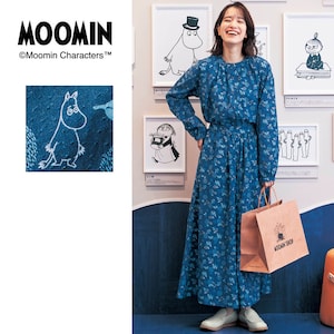 【ムーミン/MOOMIN】ブラウスとキュロットパンツのセットアップ 「ムーミン」