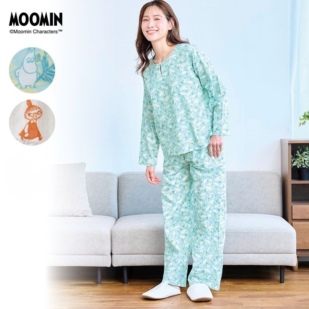 【ムーミン/MOOMIN】ダブルガーゼパジャマ 「ムーミン」