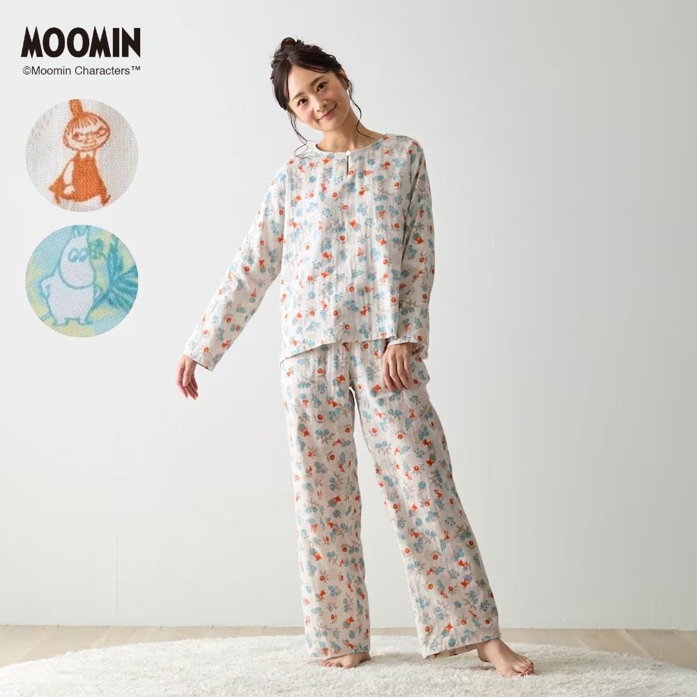 【新柄登場】 ダブルガーゼパジャマ 「ムーミン」 【新柄登場】 ダブルガーゼパジャマ 「ムーミン」