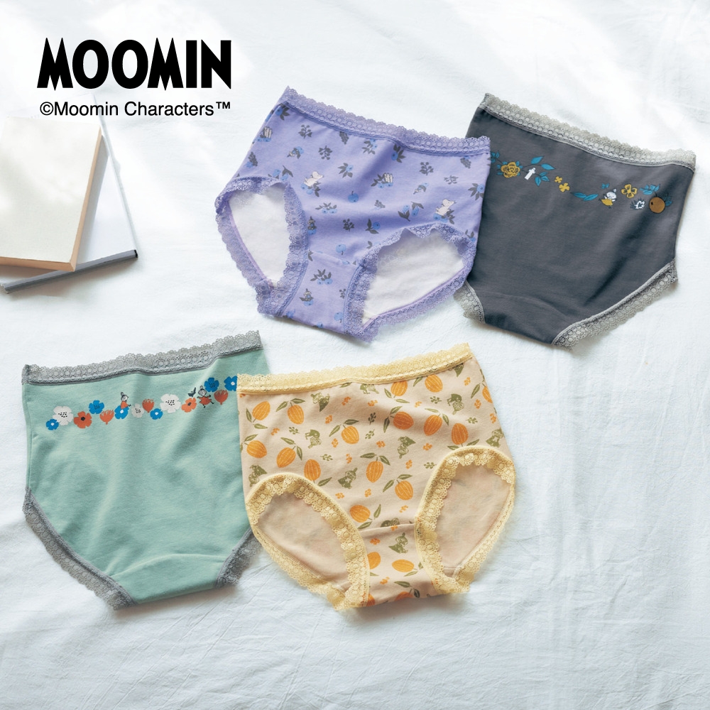 【ムーミン/MOOMIN】レギュラーショーツ2枚組 「ムーミン」
