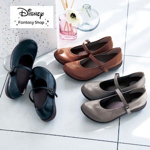 【ディズニー/Disney】ストラップバレエシューズ[日本製](ディズニー/リゲッタ)(選べるキャラクター)