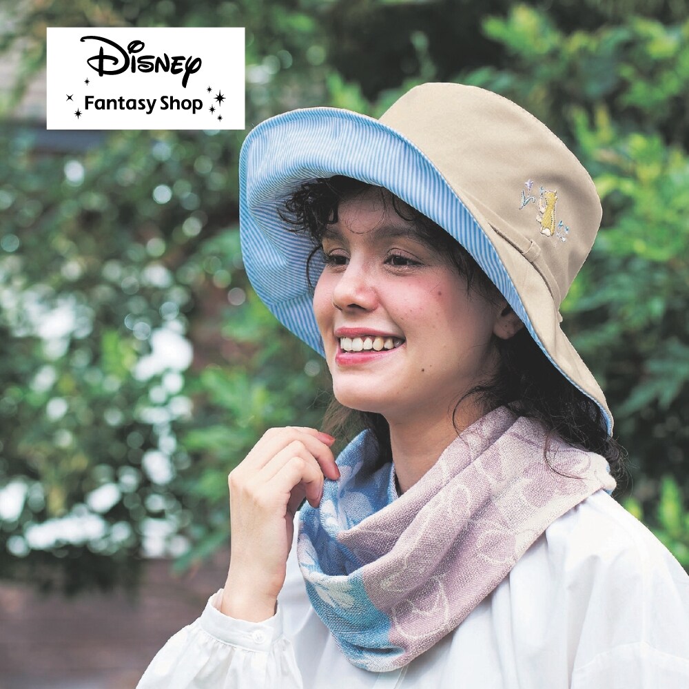 【ディズニー/Disney】つば広ハット「クラシック・プー」