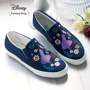 【ディズニー/Disney】刺繍スリッポン「ふしぎの国のアリス」