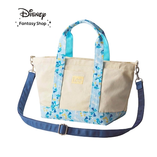 花柄持ち手の２WAYトートバッグ（Lee）（選べるキャラクター）