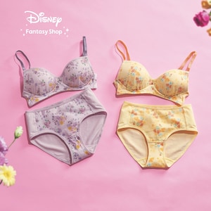 【ディズニー/Disney】プリンセスモチーフのブラ & ショーツ(選べるキャラクター)