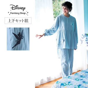 【ディズニー/Disney】ダブルガーゼのフレアパジャマ「ティンカー・ベル」