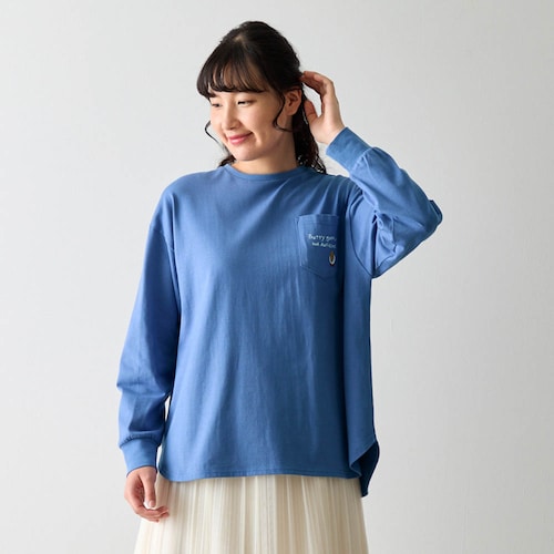 ポケット付き長袖Tシャツ（選べるキャラクター）