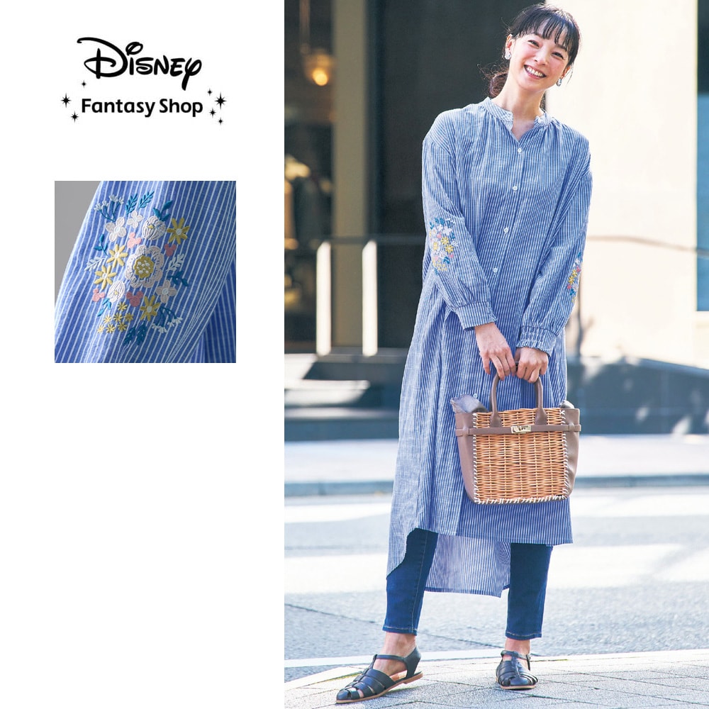 【ディズニー/Disney】羽織にも使えるシャツワンピース