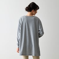 モデル身長168cm／M ※撮影用のため、袖丈＋1.5㎝、身丈＋3㎝になります
