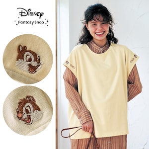 【ディズニー/Disney】ゆったりシルエットベスト「チップ & デール」