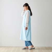 モデル身長168cm／M ※写真は撮影用のため、身丈＋5㎝になります