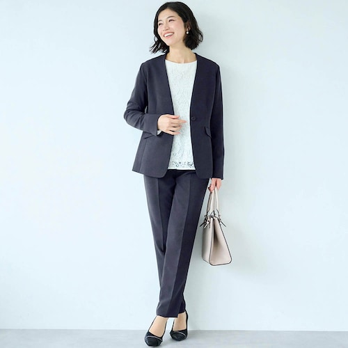 【3月24日(月)まで期間限定！】 ジャケット＆パンツ2点セットスーツ【入卒・通勤】(レギュラー)