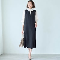 モデル身長169cm／M　※写真は撮影用のため、着丈＋8cmになります。