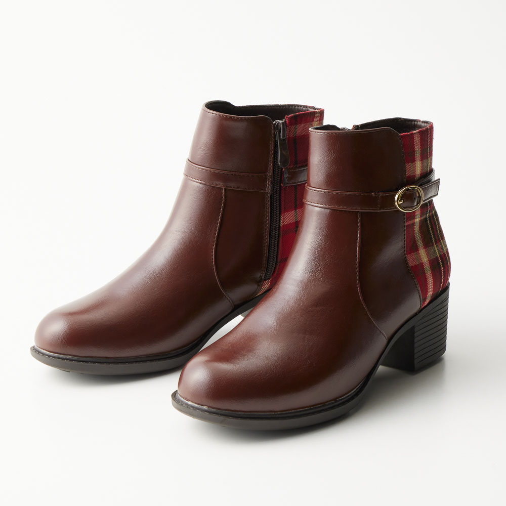 【by あしながおじさん】切替ショートブーツ