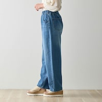 モデル身長168cm／M ※撮影用のため、総丈＋7cm、股下＋7cmになります