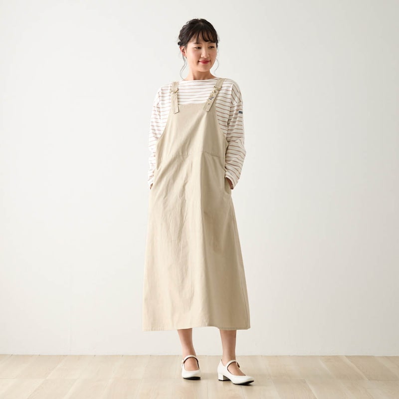 168cm／M ※撮影用のため、スカート丈＋5cm、後ろスリット丈＋2cmになります