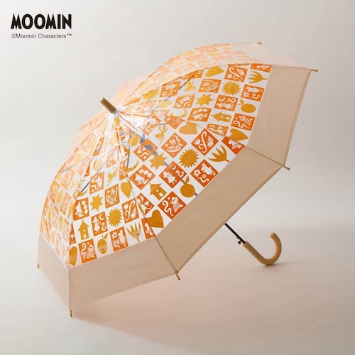 【80周年デザイン】 切り替えデザインのビニール傘 「ムーミン」