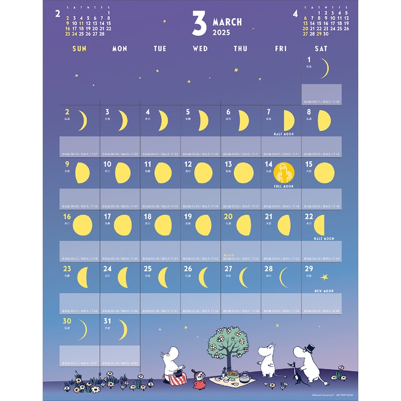 ３月