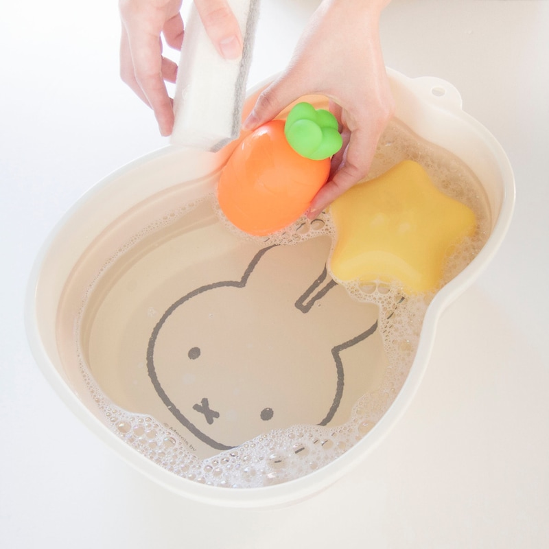 おもちゃやを洗う時にも便利。