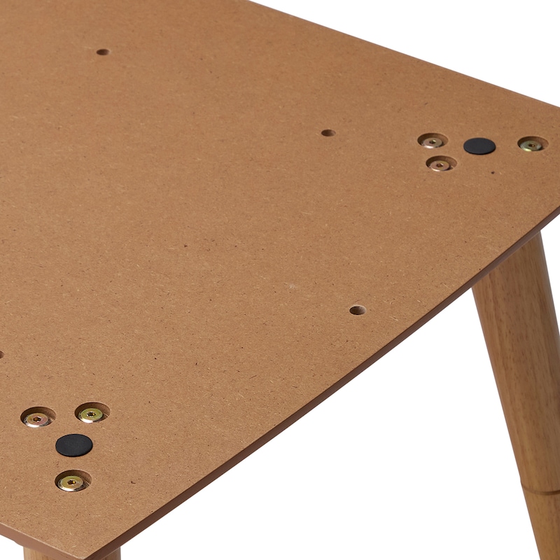 こたつ布団固定穴：こたつ布団をこたつテーブルに固定できるのでご使用中にズレる心配がありません