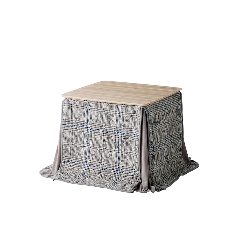 幅80cmこたつテーブル＋こたつ布団／ホワイト