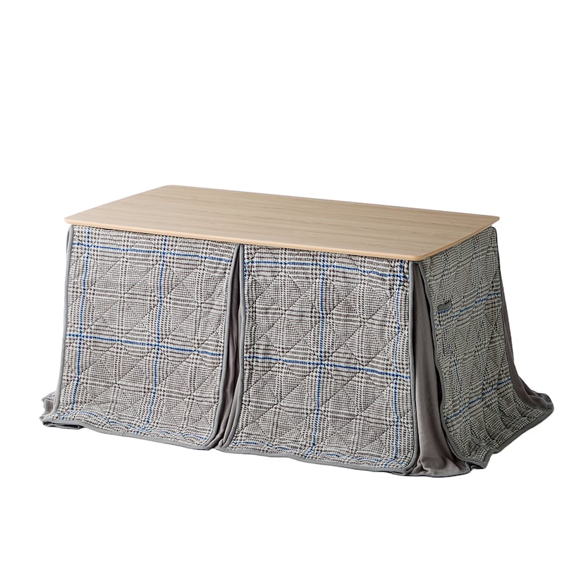 幅135cmこたつテーブル＋こたつ布団／ホワイト