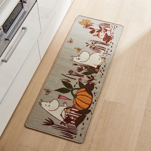 【新柄登場】 プリントキッチンマット 「ムーミン」