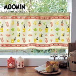 【ムーミン/MOOMIN】プリントカフェカーテン/リトルミイ 「ムーミン」