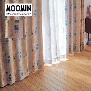 【ムーミン/MOOMIN】ジャカード織りのカーテン 「ムーミン」