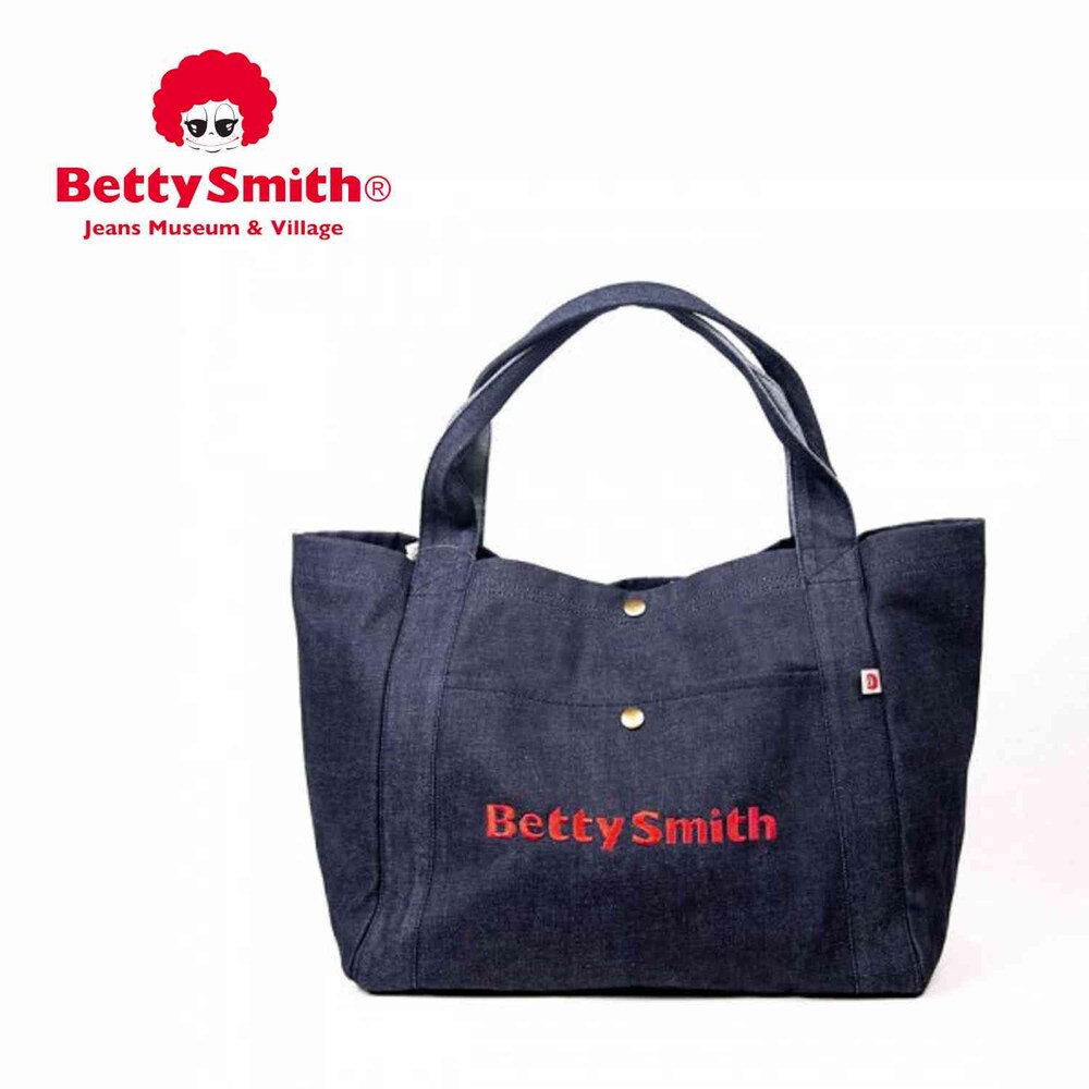 【ベティスミス/Betty Smith】デニムトートバッグ[日本製](L)