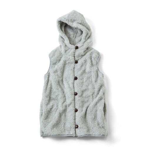 ふかふかボアのやわらかベスト