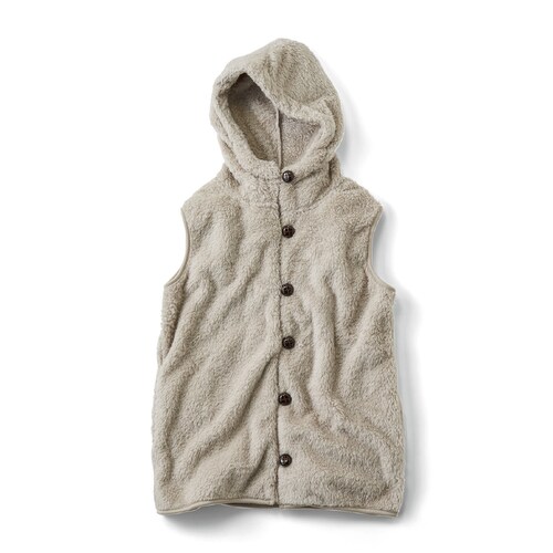 ふかふかボアのやわらかベスト