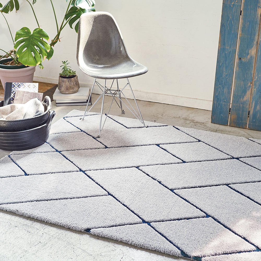 【ベルメゾン】やわらかシャギーのモダンデザインラグ 【ベルメゾン】やわらかシャギーのモダンデザインラグ