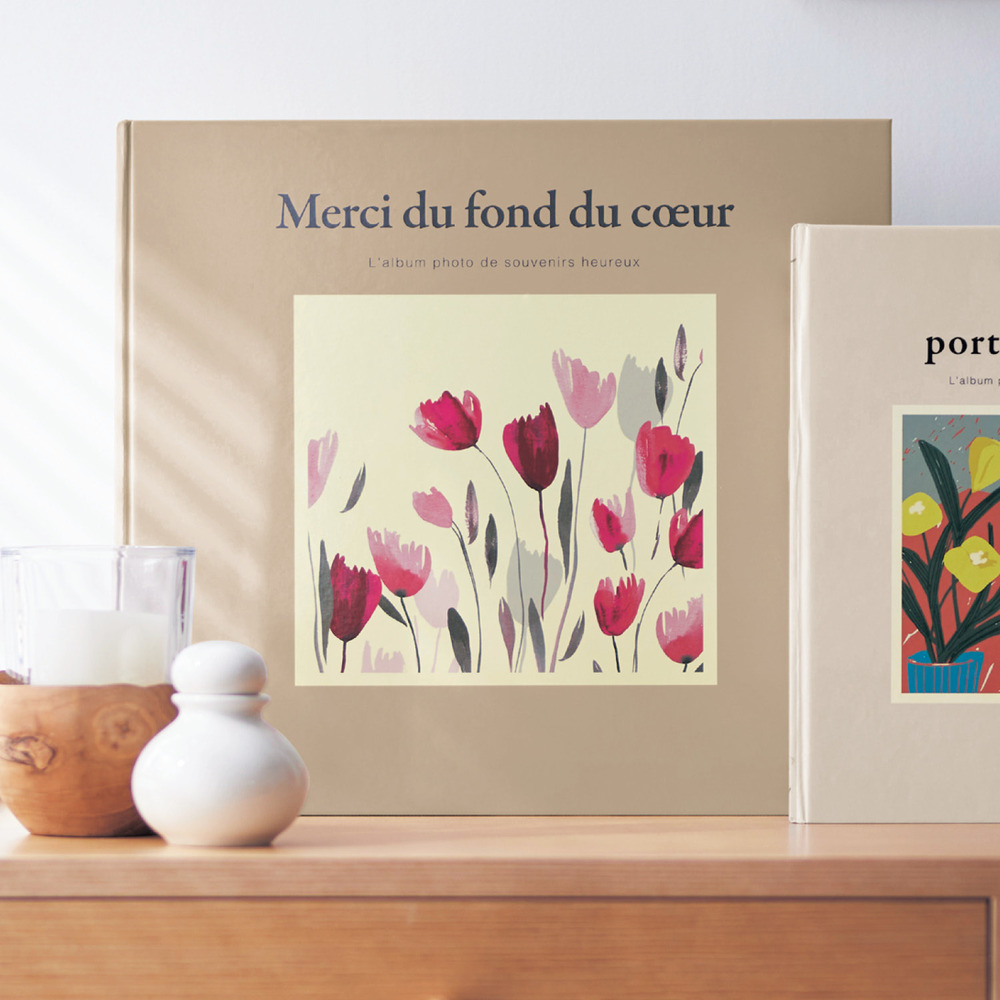 【ベルメゾン】飾りたくなる表紙の600枚大容量収納アルバム