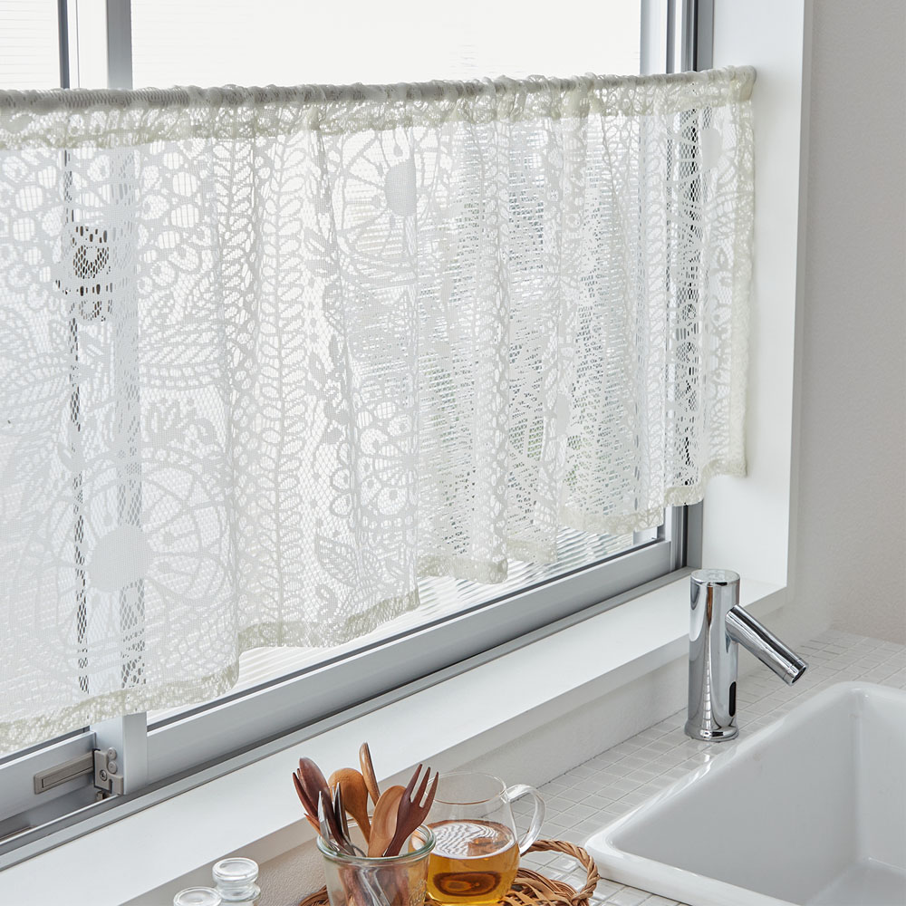 【フィンレイソン/Finlayson】北欧デザインの小窓・カフェカーテン(TAIMI)