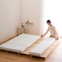 幅40cmのスリムサイズ。ベッドを少しだけ広くしたい「ちょい足し」に最適です。