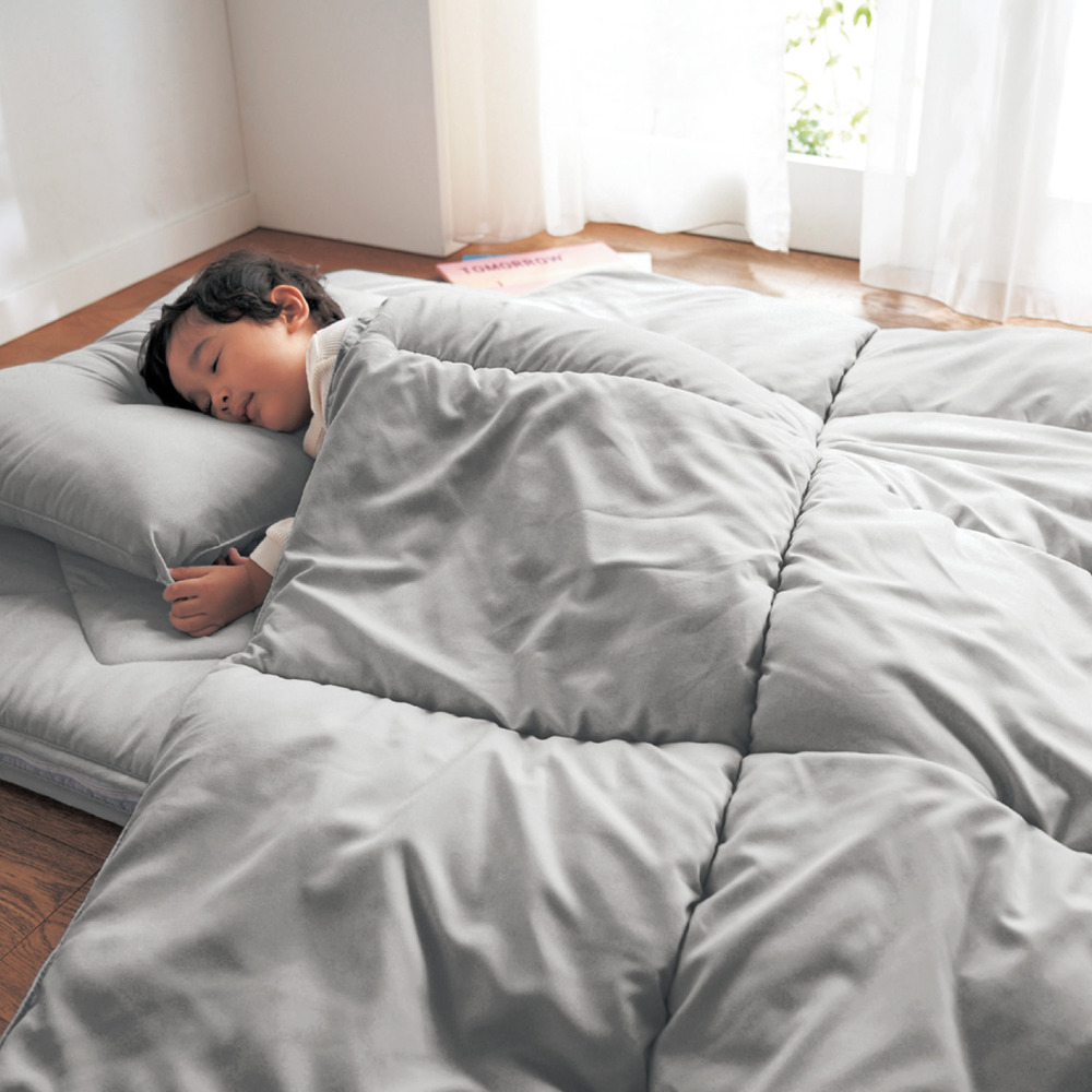 【ベルメゾン】清潔さにこだわった中わたまでしっかり洗える防ダニ掛け布団