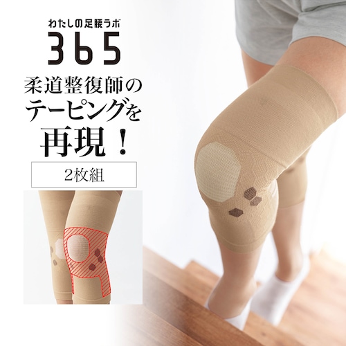 【定期お届け】 柔道整復師さんとつくった膝らくらくサポーター ：3回サイクルフリー