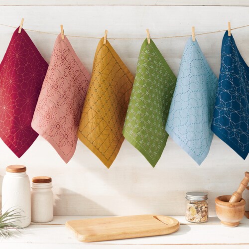 【定期お届け】 物語がひろがる暮らしの刺し子手作りキット ：12回シリーズ