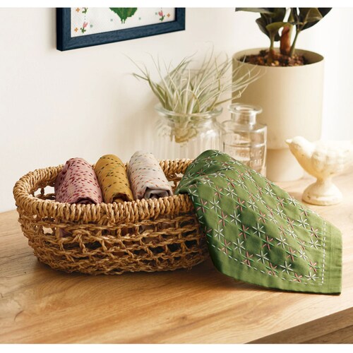 【定期お届け】 物語がひろがる暮らしの刺し子手作りキット ：12回シリーズ