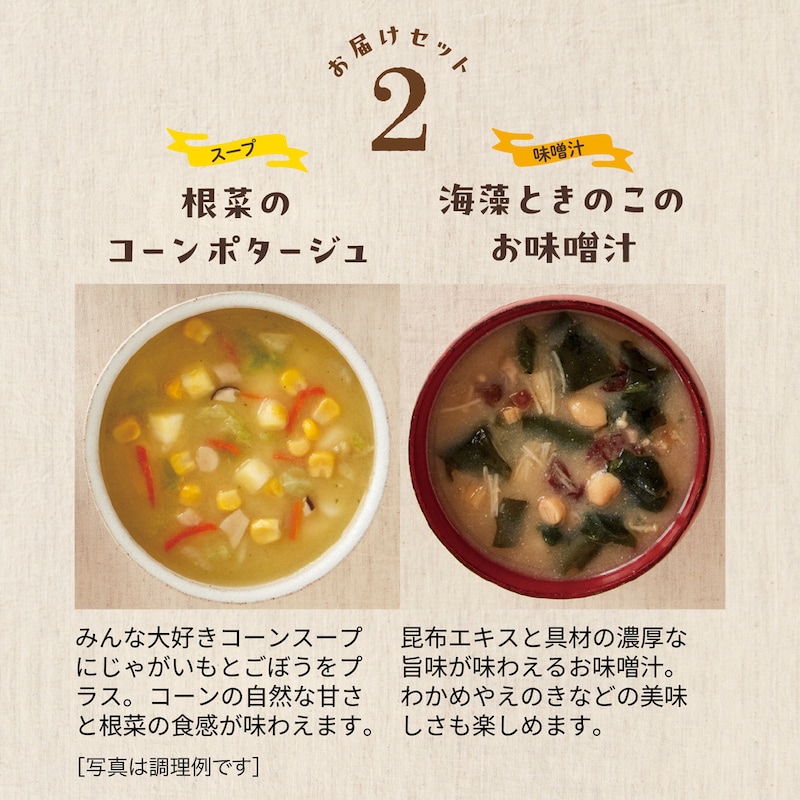 ※お届けセットの1~4は、お届け順とは異なります。