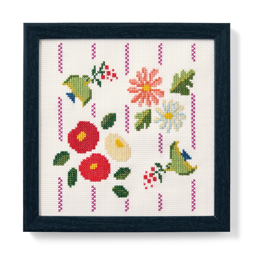 定期お届け】 彩葉・季節を彩るクロスステッチ手作りキット ：12回